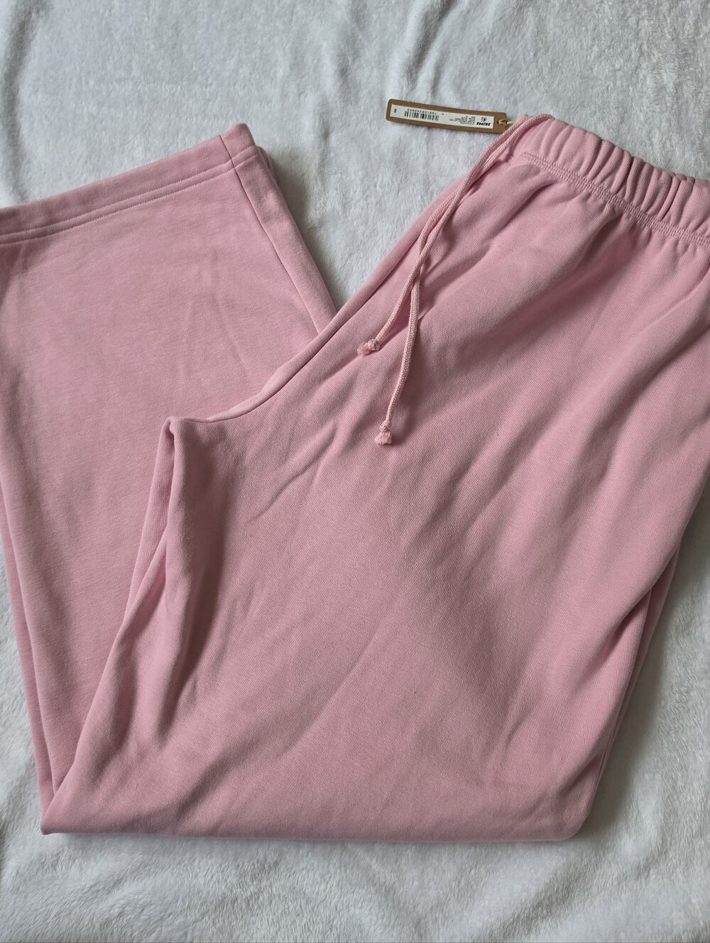 Skims Cotton Fleece Classic Straight Leg Pants